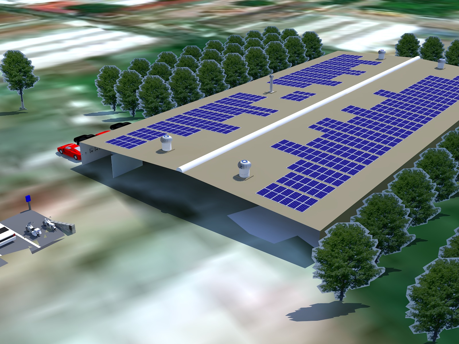 Étude de conception solaire industrielle